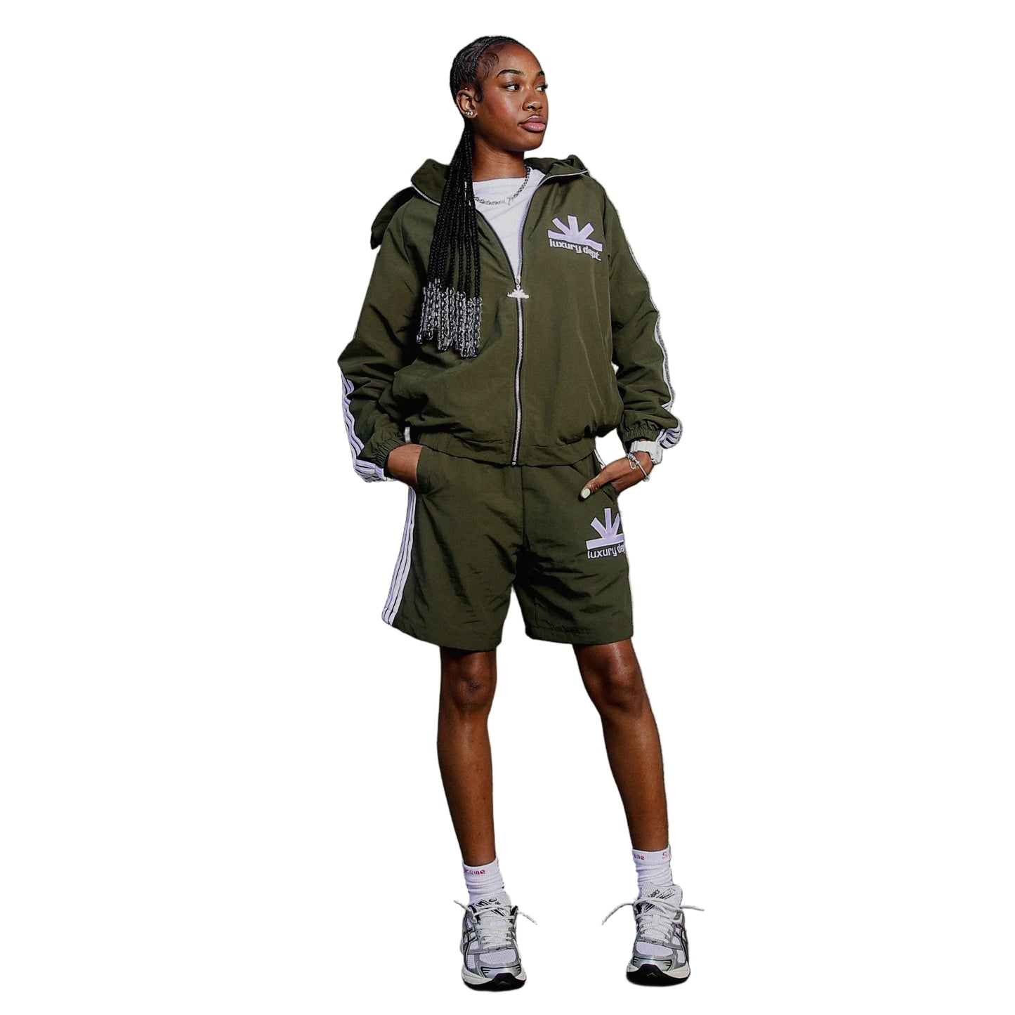 “VAULT SET” TRACK SUIT (FOREST GREEN)