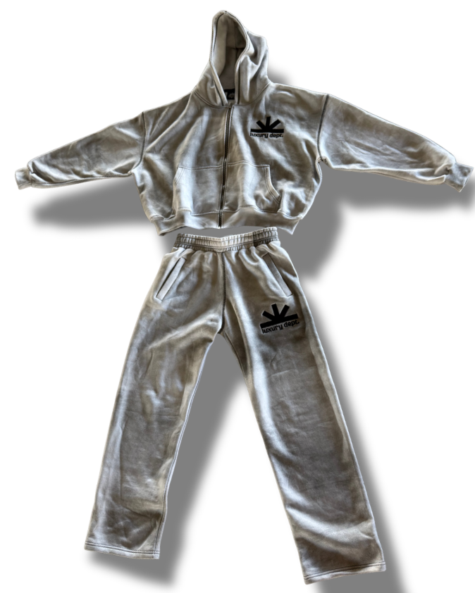 SMOKEY WHITE CONCRETE SET